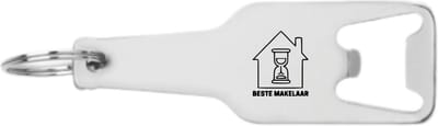 Akyol - beste makelaar flesopener - Makelaar - cadeau makelaar - leuk cadeau voor je makelaar om te geven - verjaardag makelaar - bedankt voor alle hulp - 105 x 25mm