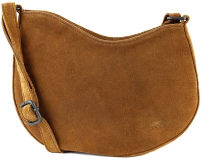 Bear Design Tamara Suede Leren Schoudertas - Cognac