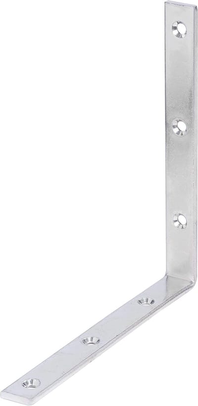 Balkhoek - Houtverbinder Hoek - Houtverbindingen Maken - Galvanisch Verzinkt - 180x180x20 mm - Staal