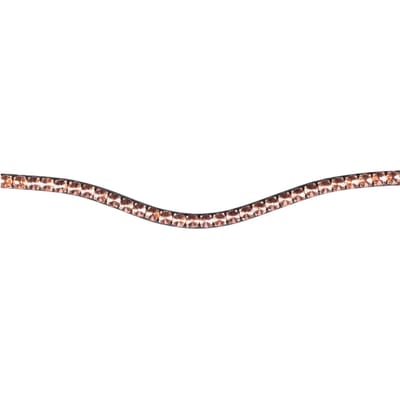 Frontaal voor paard HKM Rosegold Glamour Style