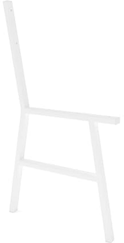 Bankpoten Metaal - Zitbank Onderstel - Meubel Maken - Zijdematte Coating - 6 x 50 x 80 cm - Wit