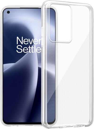 Cadorabo Hoesje geschikt voor OnePlus Nord 2T in VOLLEDIG TRANSPARANT - Beschermhoes gemaakt van flexibel TPU Silicone Case Cover