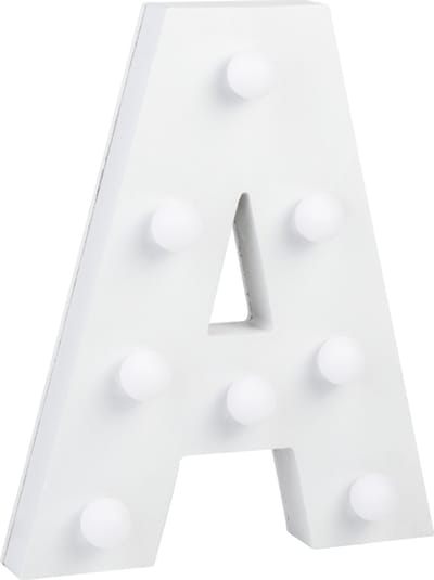 Verlichting | LED Letter | Letter A | Afmeting: 16x11cm