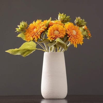 Vasing Ceramic Set Home Decoration een verscheidenheid van stijlen beschikbaar Multicolor Flower bloem vaas (Color : A)