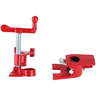 34 Inch Pijpklem Handbediend Verticaal Houtbewerking Snelklem Armatuur Timmermansgereedschap red
