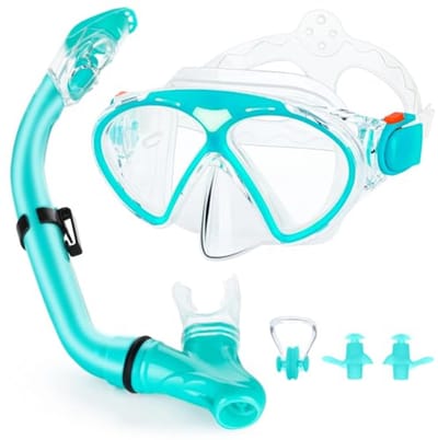 Snorkelset voor Kinderen met Duikbril en Droog Snorkel