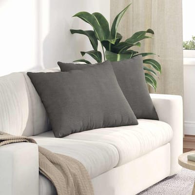 vidaXL - Zitkussens - 2 - pcs - Lichtgrijs - 70 - x - 50 - cm - Corduroy - stof