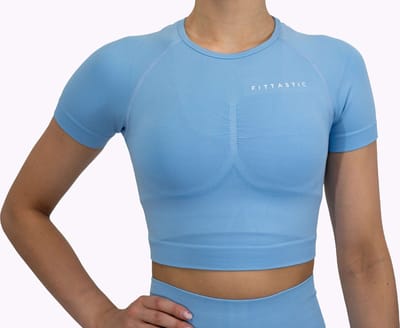 Fittastic Sportswear Shirt Sunny Blue (Beschikbaar in verschillende maten)