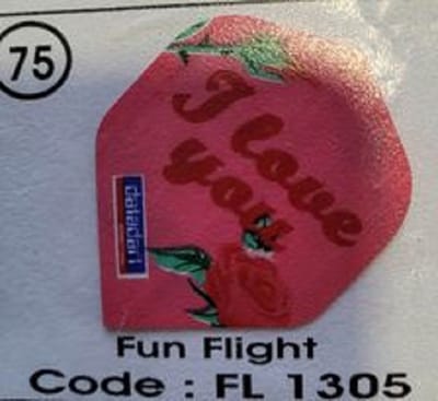 Dart Flights - 10 sets (30 stuks) - 75 micron - Fun Flights 1305