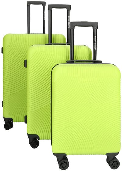 Enrico Benetti Louisville ABS Kofferset 3-delig - Limegroen