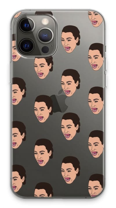 Case Company® - Hoesje geschikt voor iPhone 13 Pro Max hoesje - Ugly Cry Call - Soft Cover Telefoonhoesje - Bescherming aan alle Kanten en Schermrand
