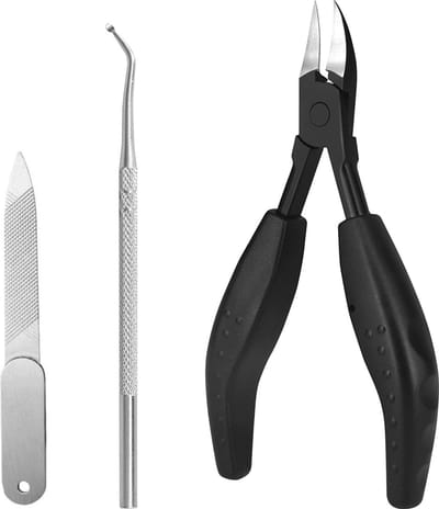 YUBBI™  3 Delige Nageltang - Teennagelknipper - Nagelschaar - Nagelknipper - Nagelvijl - Nail Cutter