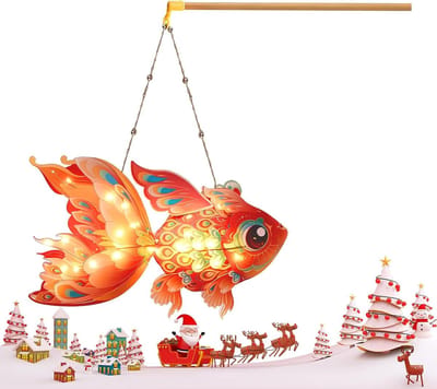 Papieren Lantaarns - Chinese Decoratie - Feestelijke Sfeer - Waterdicht Ontwerp - 22 x 10 x 1.5 cm - B