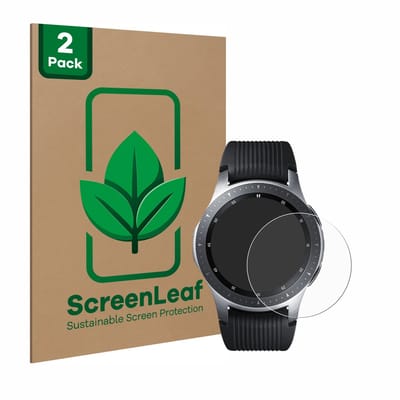 2 Stuks Screenprotector voor Samsung Galaxy Watch (46 mm) - Hoogwaardige Beschermfolie transparant