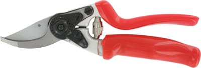 Metallo Snoeischaar - Ergonomisch Rolhandvat - 215 mm - Rood - voor Dikke Takken en Draad