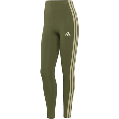 Adidas Essentials 3 Stripes Cotton Leggings Groen XS Vrouw