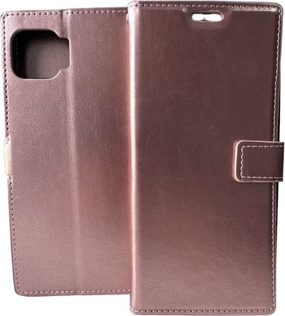 Portemonnee Book Case Hoesje Geschikt voor: Oppo A73 - rosegoud