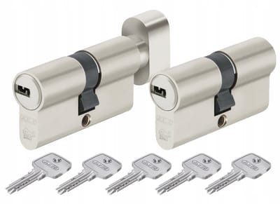 ABUS D10 Cilinderslot met knop - 35/30mm - 5 sleutels