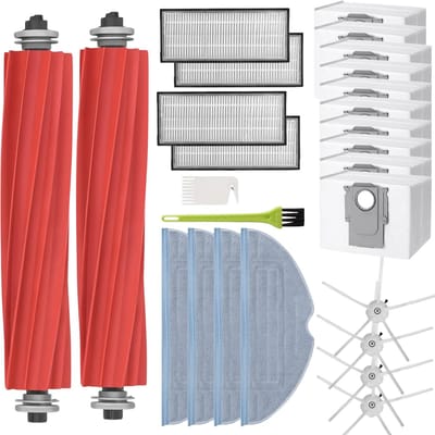 Accessoirespakket voor Roborock S7 Pro Ultra / S7 MAxV Ultra - Filters/mop/zijborstels/rollen/Stofzuigerzak