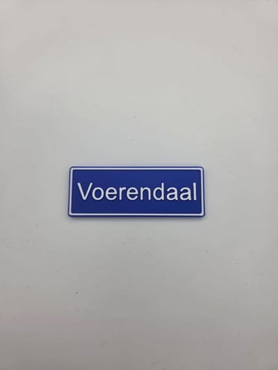 Koelkast Magneet plaatsnaam 8 X 3 CM Voerendaal