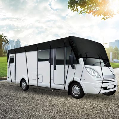 Camperhoes, uv-bescherming, winddichte bescherming, dakbedekking voor caravans, caravans, , tuin, tuin, balkon, terras, gazon