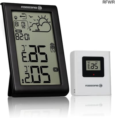 RFWR® Draadloos Weerstation met Buitensensor, Weersvoorspelling en Vorstwaarschuwing