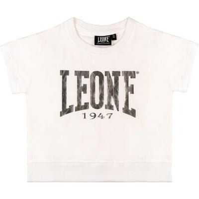 T-shirt Korte Mouw Leone 1947 Girl Crewneck Sporty