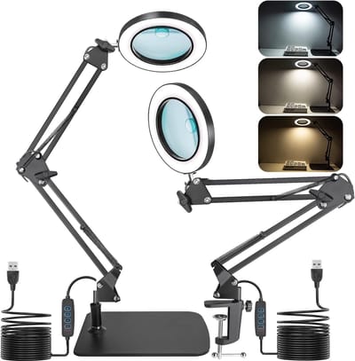 Loeplamp - Loeplampen - Loeplamp met Led Verlichting - Loep Lamp