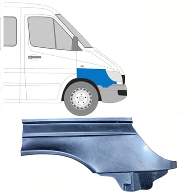 Reparatiepaneel voorspatbord voor Mercedes Sprinter 1995-2006 / Rechts