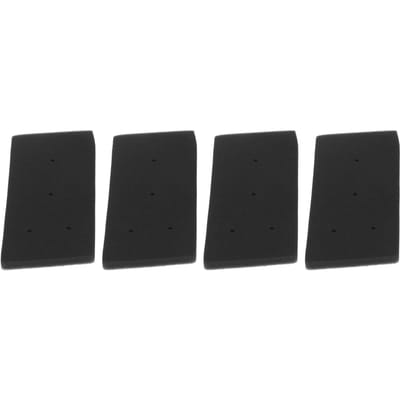 4 Stuks Droger Sponsfilter 4 Gaten Schuim 481010716911 Vervanging voor Elektrische Wasmachine black