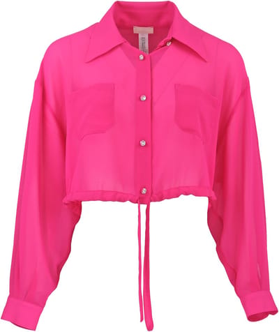 Liu Jo - roze cropped blouse - maat 32 (IT38)