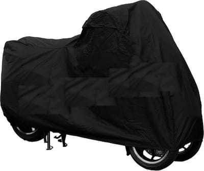 Driewieler Motorhoes / Beschermhoes - Zwart- Maat M - Geschikt voor Piaggio MP3