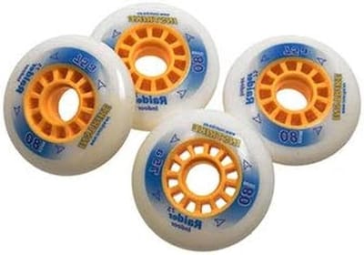 Raider 75A rol 4-delige set indoor professionele wielen voor inlineskaters hockey bijzonder geschikt (80 mm)