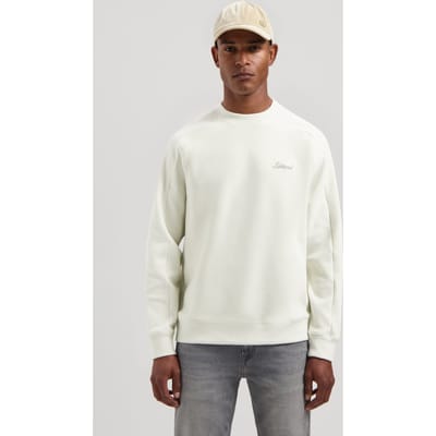 Dstrezzed Ds_adrian Crewneck Silver Birch Maat: XL | Sweaters Outlet | Heren | Wit