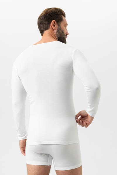 mey Herren Shirt Met Lange Mouwen Serie Casual Cotton