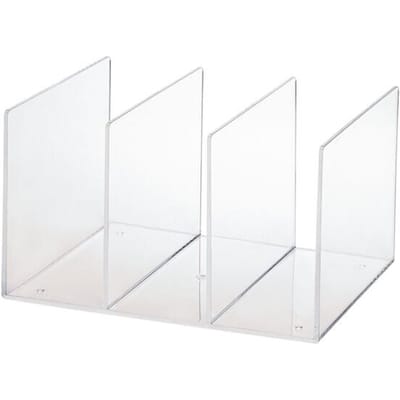MAUL Tijdschriftenhouder - transparant - acryl - 1 stuk - 27 x 20.8 x 15.8 cm