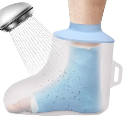 Voet Gips Beschermer voor Douche - Herbruikbare waterafstotende beschermhoes voor enkel en voetverband