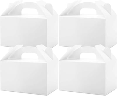 30 Stuks Decoratieve Kraft Papieren Cadeau Dozen met Deksel voor DIY Creaties, Verjaardagsfeesten en Bruiloften