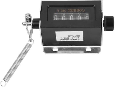 5-cijferige handmatige trekcounter met resetfunctie voor nauwkeurige telling en gebruiksgemak, ideaal voor sport en industrie