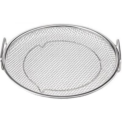 Keuken Olie Zeef Pan Roestvrijstalen Frituur Olie Zeef Pan Fijne Zeef Mand voor het Frituren van BBQ Voedsel Franse Frietjes 18cm
