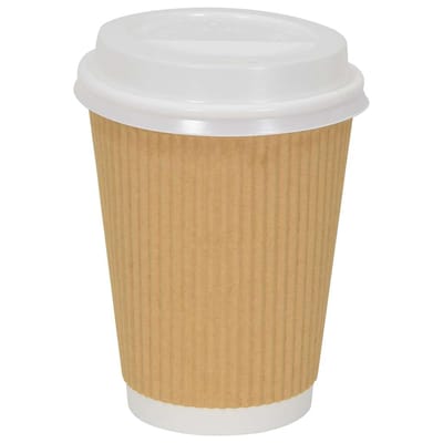 vidaXL - Papieren - koffiebekerdeksels - Ø90mm - 12oz - en - 16oz - 1000st - kunststof