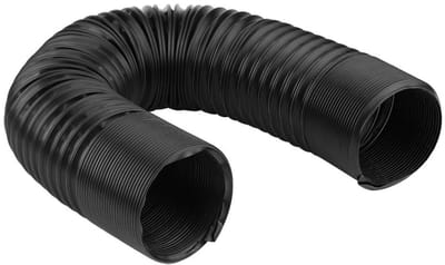 Dailygoody - Universele Auto Luchtinlaat - Flexibele Expansieleiding - Zwart - Kunststof Slang - Waterdicht voor Diverse Auto's - 63mm of 76mm