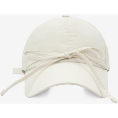 Koreaanse Streamer Zoete Strik Baseballpet voor Dames met Brede Rand Zonbescherming Dunne Ademende Gezicht tonend Kleine Eendje Pet adjustable beige