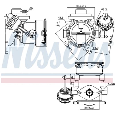EGR-klep NISSENS 98297
