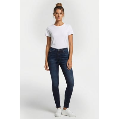 Tommy Hilfiger Sylvia Skinny Jeans Denim Blue Black Maat: W25L32 | Skinny Jeans Outlet | Dames | Blauw
