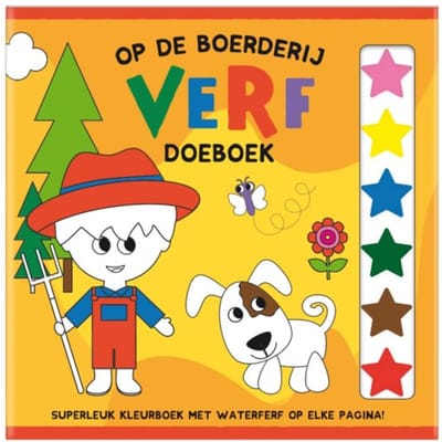 Verf Doeboek - Op De Boerderij - Interstat