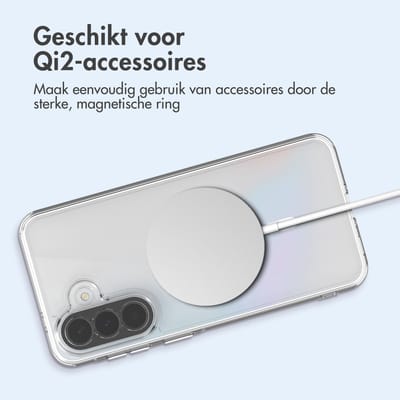 imoshion Hoesje - Geschikt voor Samsung Galaxy A37 (5G) - Protective Backcover met Magnetische Ring - Transparant