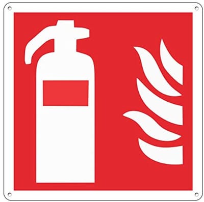 Nood- en veiligheidsbord - Aluminium composiet brandblusser 3mm