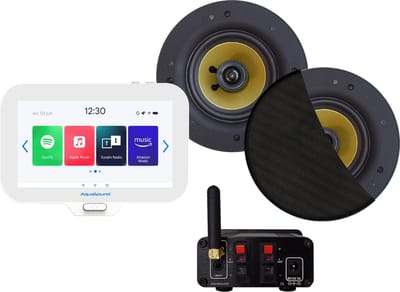 AquaSound EMN30-RZ N-Joy Badkamerradio set 30 watt met Rumba speakers