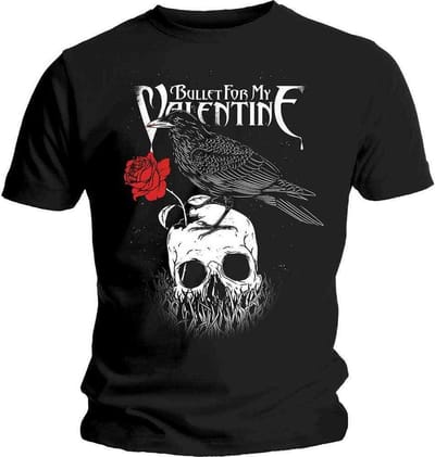 Bullet For My Valentine - Raven Heren T-shirt - L - Zwart